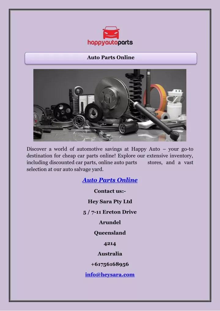 auto parts online