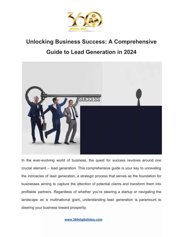 unlocking business success a comprehensive