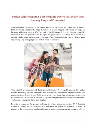 Pocket Wifi Hotspot_ A Best Portable Device that Make Your Journey Easy and Connected .docx
