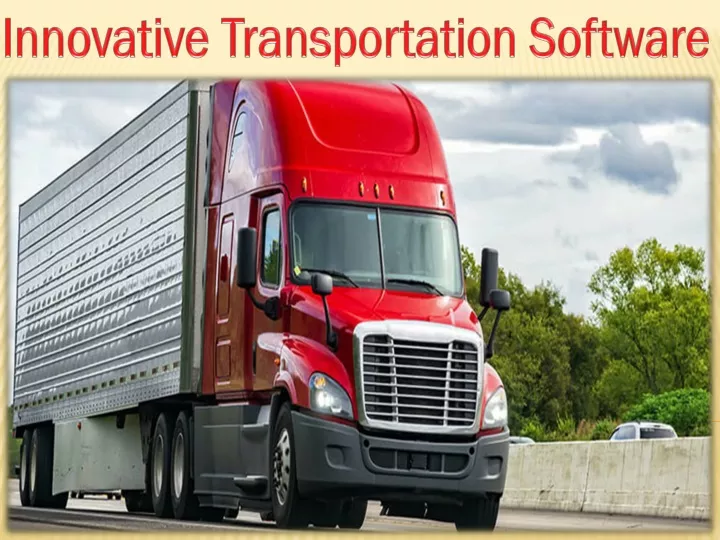 innovative transportation software