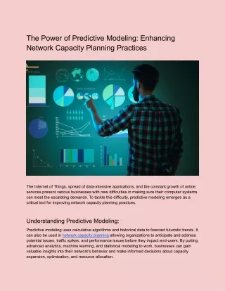 The Power of Predictive Modeling_ Enhancing Network Capacity Planning Practices