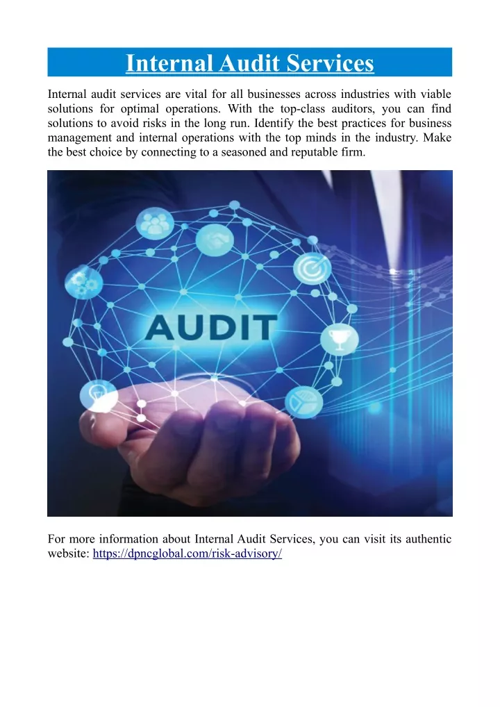 internal audit services
