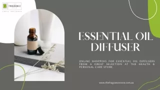Essential Oil Diffuser | The Fragrance Room