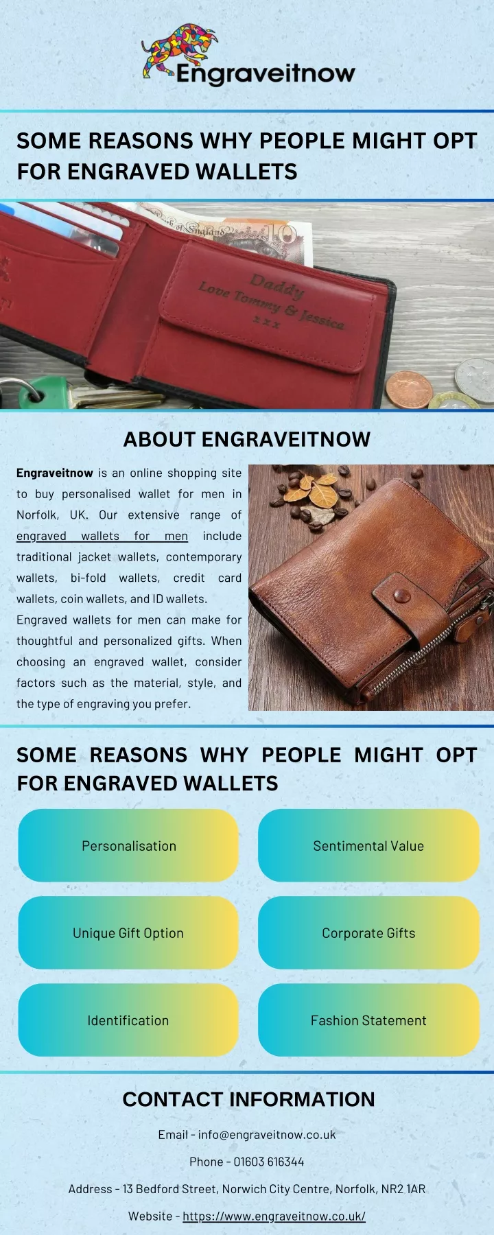 some reasons why people might opt for engraved