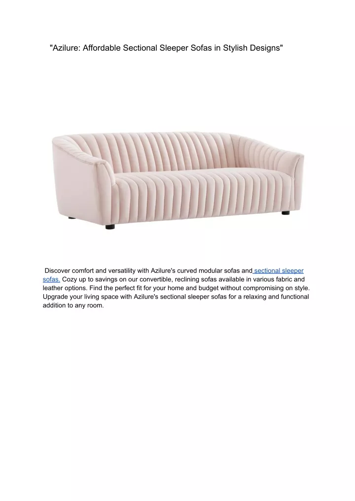 azilure affordable sectional sleeper sofas