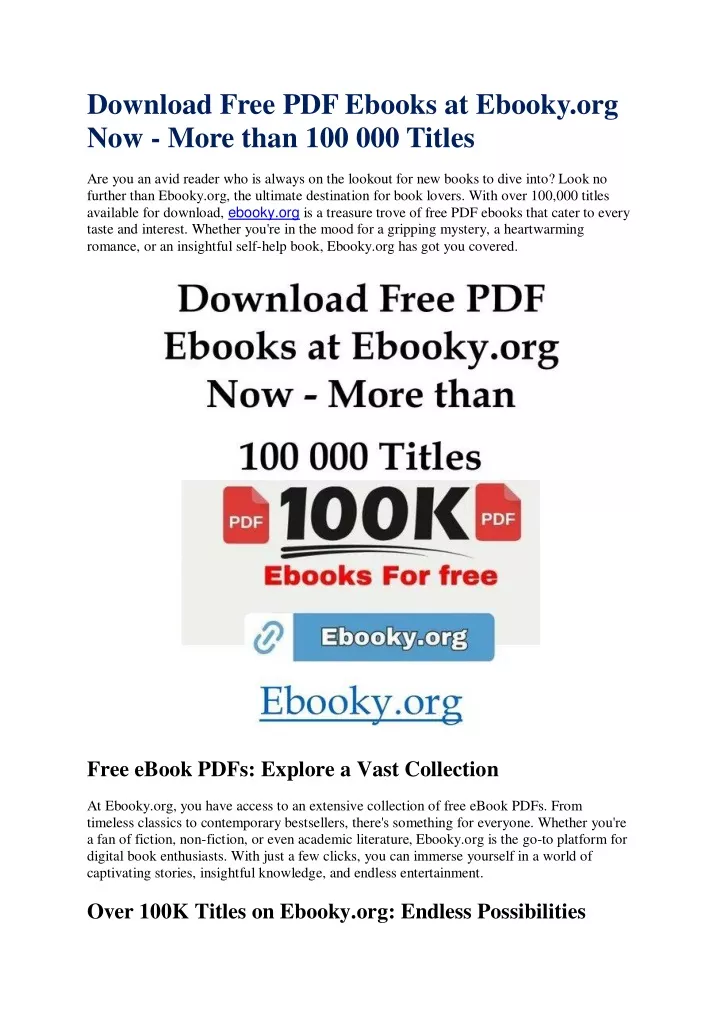 download free pdf ebooks at ebooky org now more