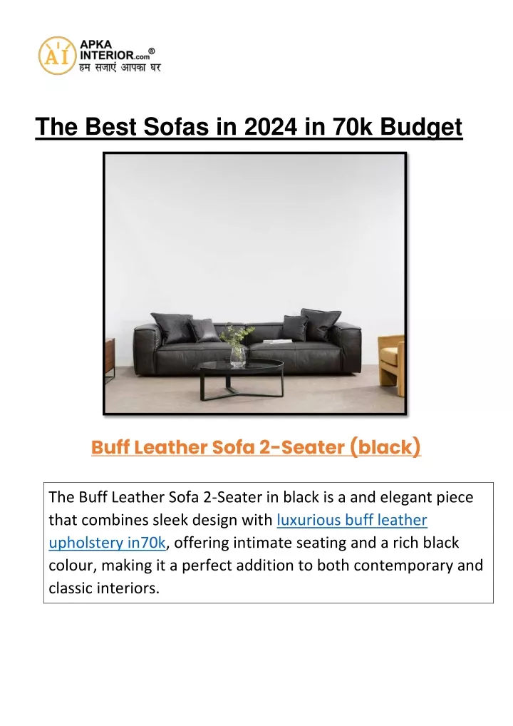 The Best Sofas In 2024 In 70k Budget N 