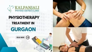 Are you looking for physiotherapy treatment in Gurgaon?