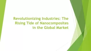 Nanocomposites Market