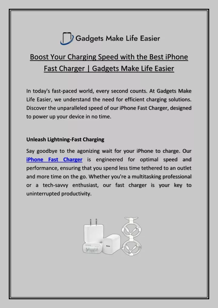 boost your charging speed with the best iphone