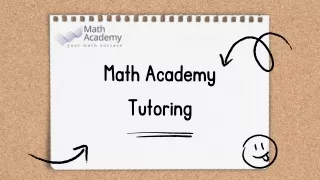 math academy tutoring