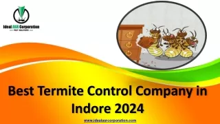 Best Termite Control Company in Indore 2024