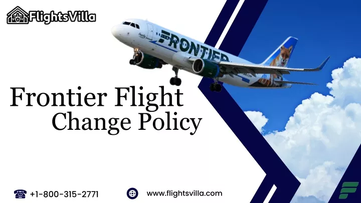 frontier flight change policy