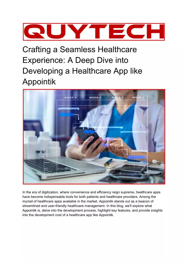 crafting a seamless healthcare experience a deep