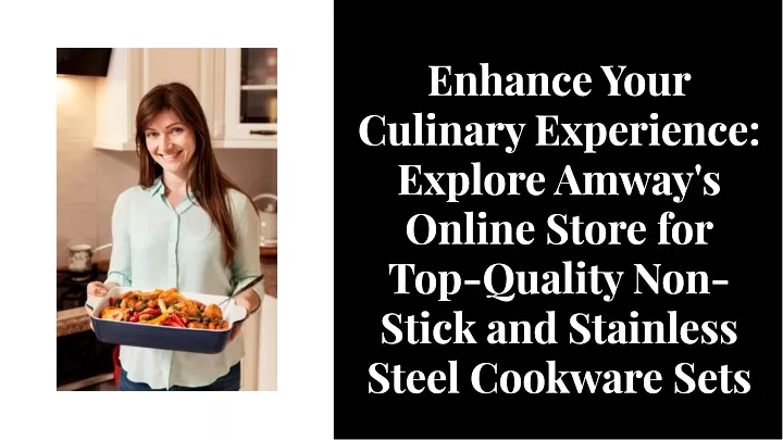 enhance your culinary experience explore amway