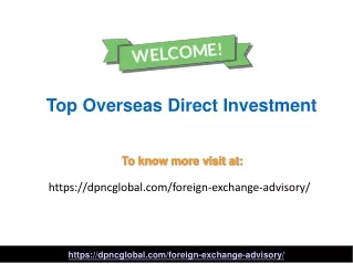 top overseas direct investment