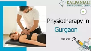 How to Find the Best Physiotherapy in Gurgaon