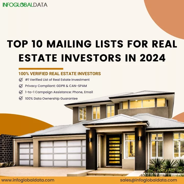 top 10 mailing lists for real estate investors
