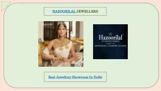 Best Jewellery Showroom In Delhi