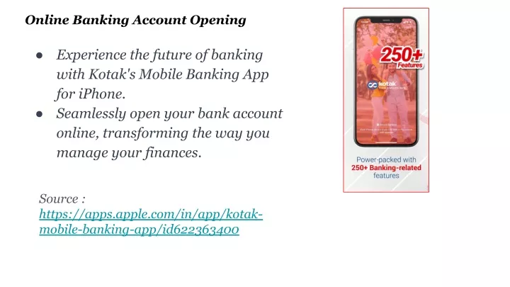 online banking account opening