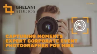 Capturing Moments Expert Corporate Event Photographer for Hire