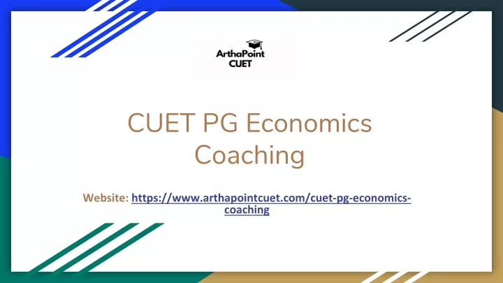 cuet pg economics coaching