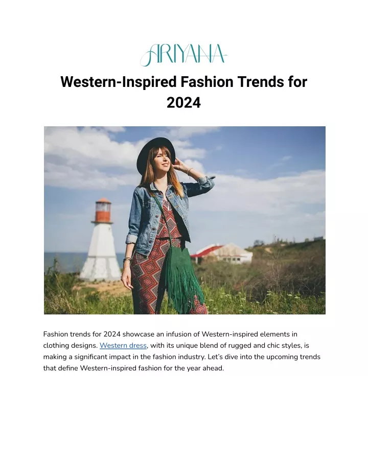 western inspired fashion trends for 2024