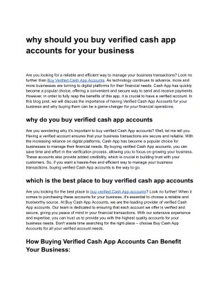 Buy Verified Cash App Accounts