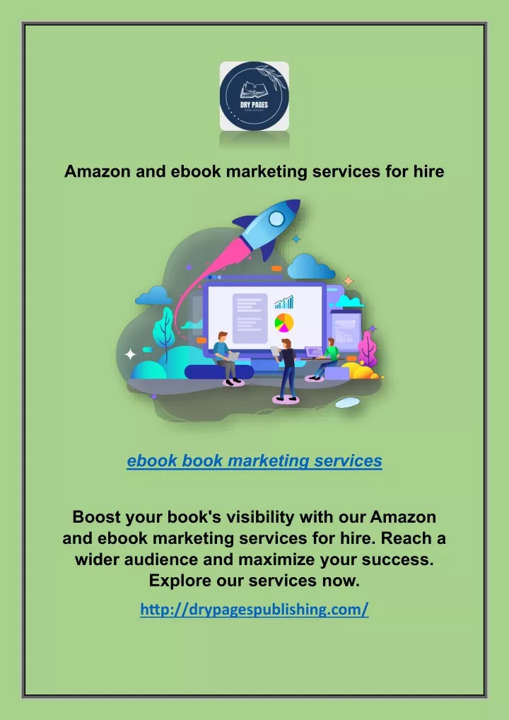amazon and ebook marketing services for hire