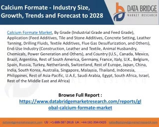 calcium formate industry size growth trends