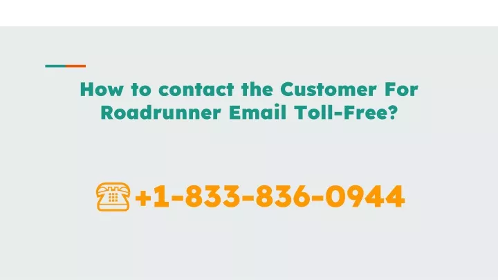 how to contact the customer for roadrunner email toll free