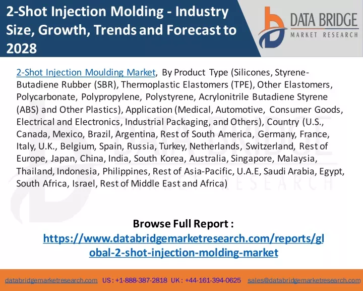 2 shot injection molding industry size growth