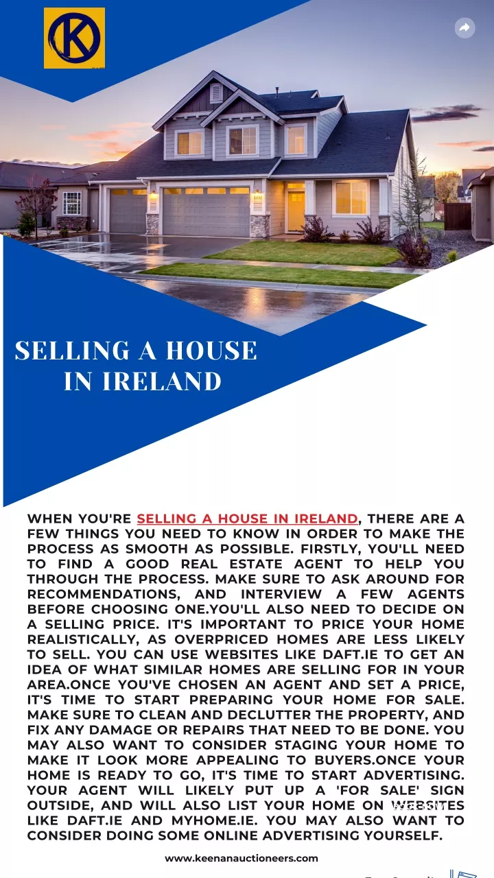 selling a house in ireland