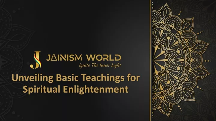 unveiling basic teachings for spiritual