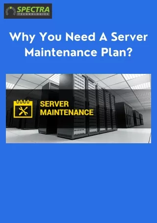 SPECTRA Team Easily Do Efficient Server Maintenance