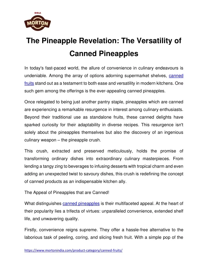 the pineapple revelation the versatility of