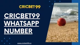 Cricbet99 WhatsApp Number