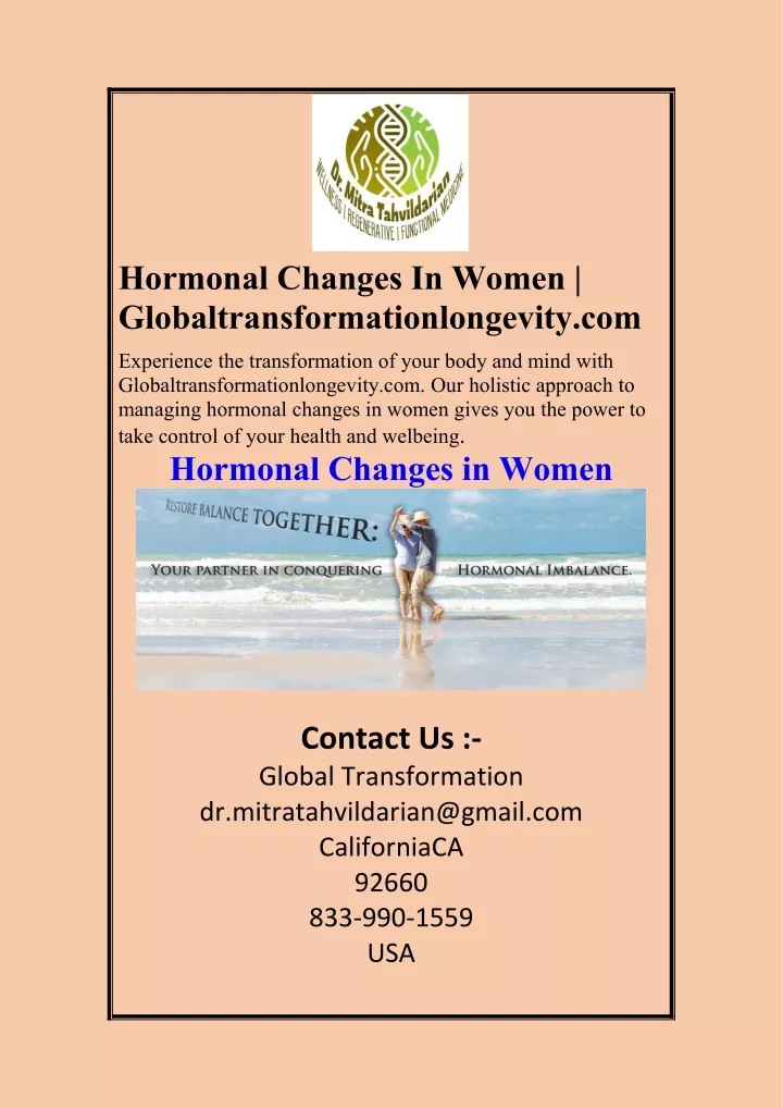 hormonal changes in women