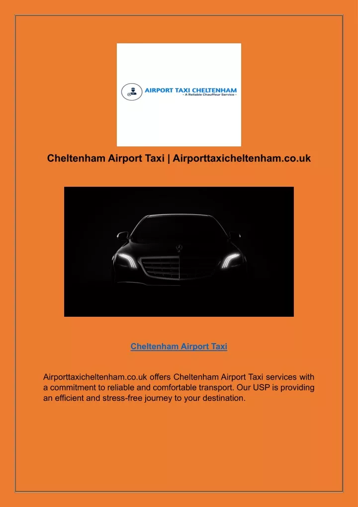 cheltenham airport taxi airporttaxicheltenham