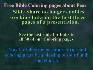 bible coloring pages about fear