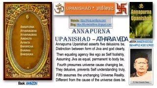 Annapurna Upanishad in English rhyme