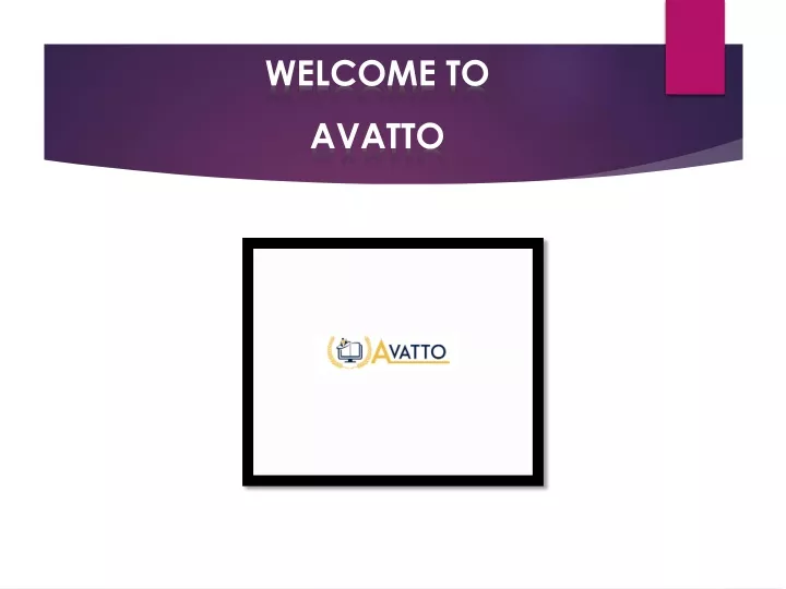 welcome to avatto
