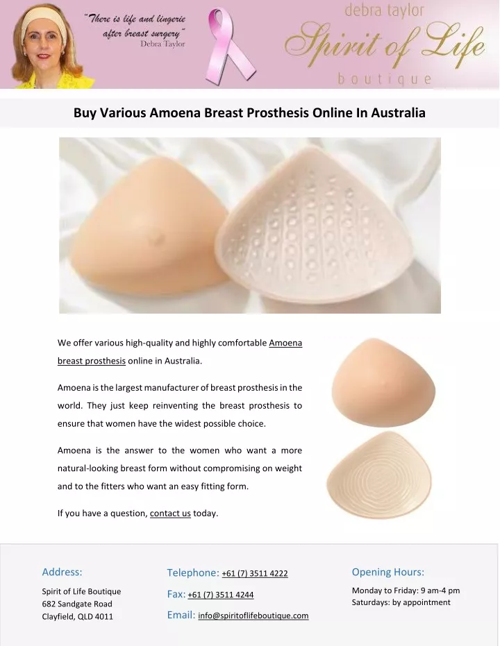 buy various amoena breast prosthesis online