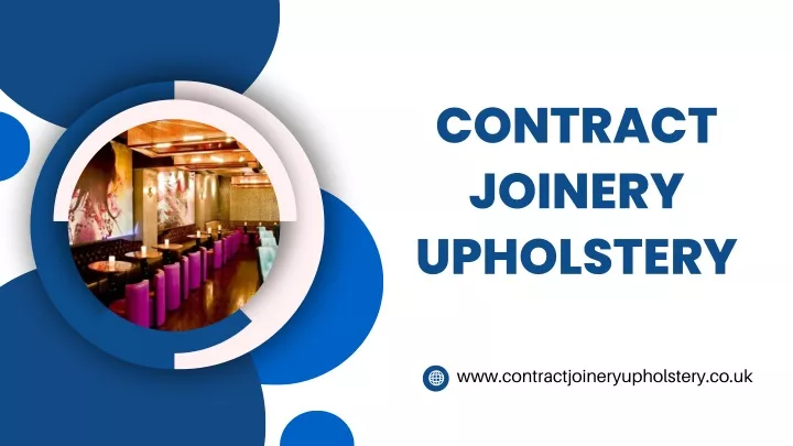 contract joinery upholstery