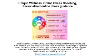 Online Chess Coaching, Personalized online chess guidance