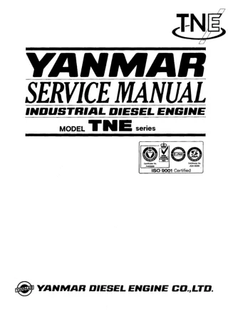 Yanmar 2TNE68 Industrial Diesel Engine Service Repair Manual