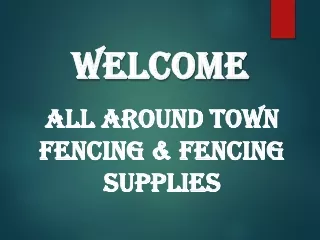 Best Fencing Supplies in Woolwich