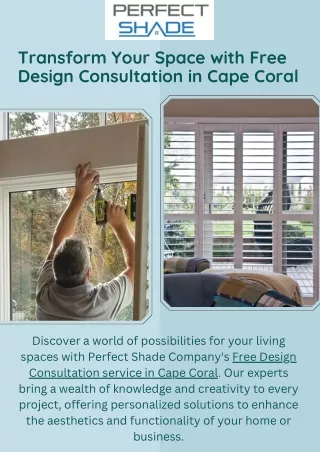 Transform Your Space with Free Design Consultation in Cape Coral