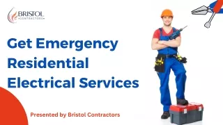 Get Emergency Residential Electrical Services