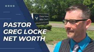 Pastor Greg Locke Net Worth  - A Published Author